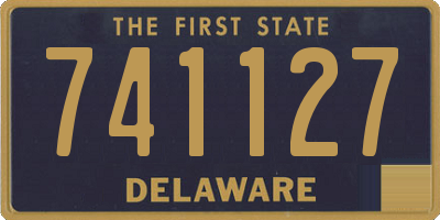 DE license plate 741127