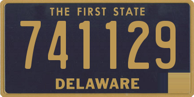 DE license plate 741129