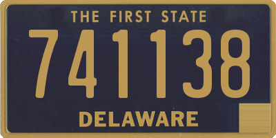 DE license plate 741138