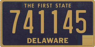DE license plate 741145