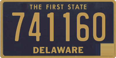 DE license plate 741160