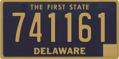 DE license plate 741161