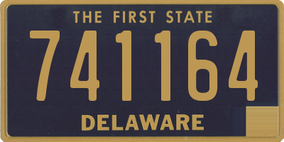 DE license plate 741164