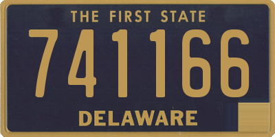 DE license plate 741166