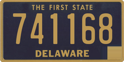 DE license plate 741168
