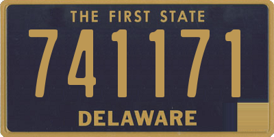 DE license plate 741171
