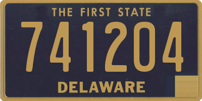 DE license plate 741204
