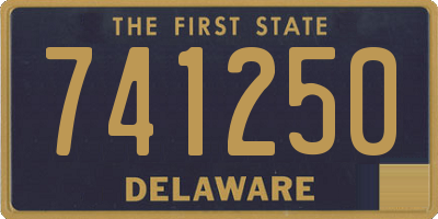 DE license plate 741250