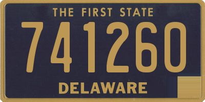 DE license plate 741260