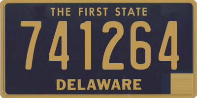 DE license plate 741264