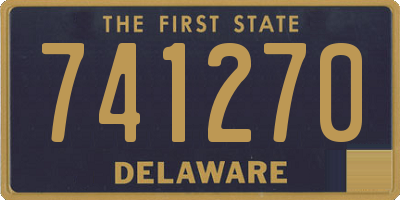 DE license plate 741270