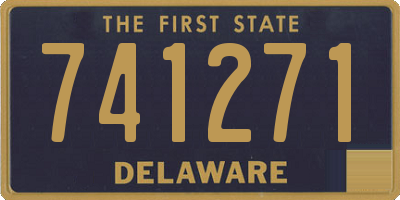 DE license plate 741271