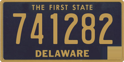 DE license plate 741282