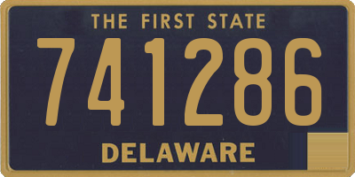 DE license plate 741286