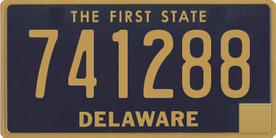 DE license plate 741288
