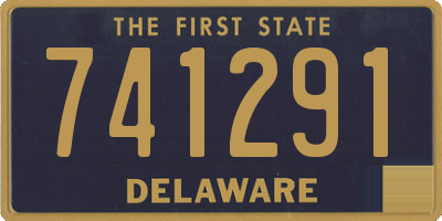DE license plate 741291