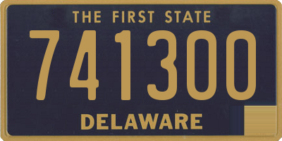 DE license plate 741300