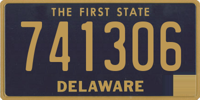 DE license plate 741306