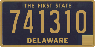 DE license plate 741310