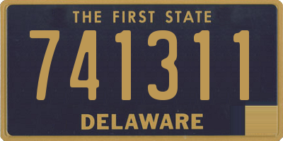 DE license plate 741311