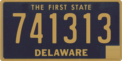 DE license plate 741313