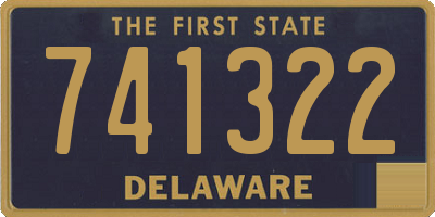 DE license plate 741322