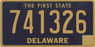 DE license plate 741326