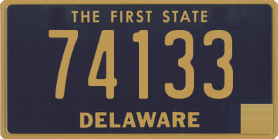 DE license plate 74133