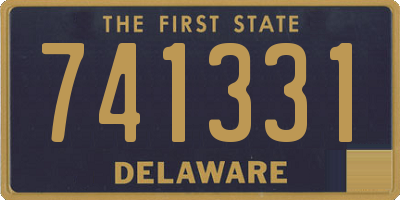 DE license plate 741331