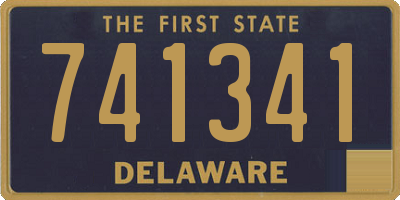 DE license plate 741341