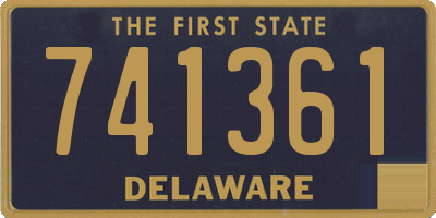 DE license plate 741361