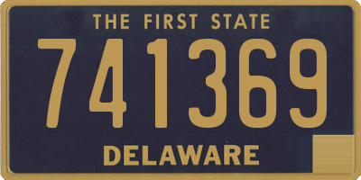 DE license plate 741369
