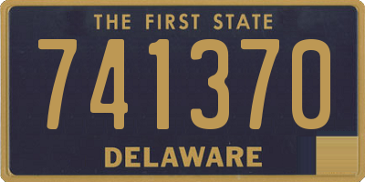 DE license plate 741370