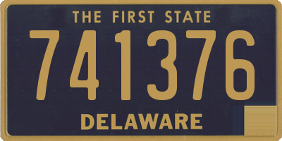 DE license plate 741376