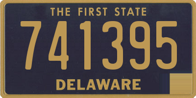 DE license plate 741395