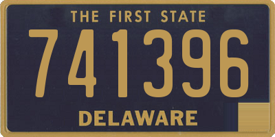 DE license plate 741396