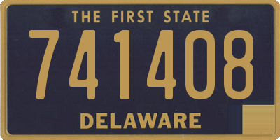 DE license plate 741408