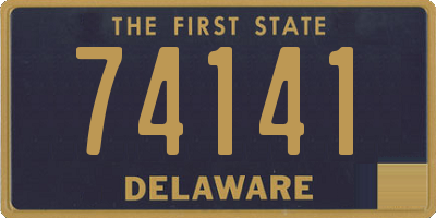 DE license plate 74141