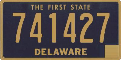 DE license plate 741427