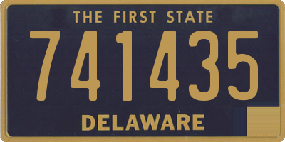 DE license plate 741435