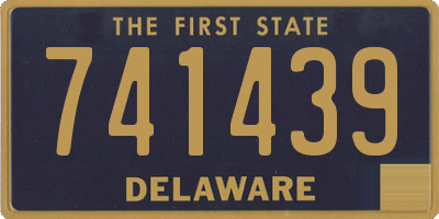 DE license plate 741439