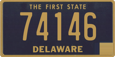 DE license plate 74146