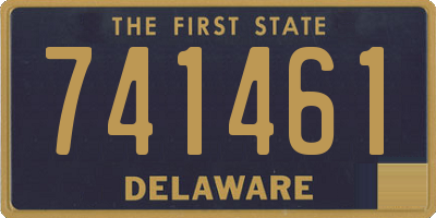 DE license plate 741461
