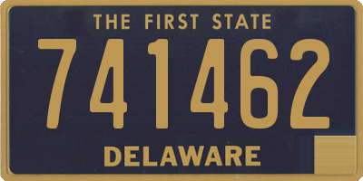 DE license plate 741462