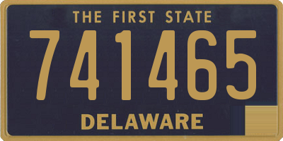 DE license plate 741465