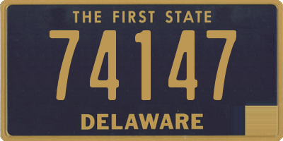 DE license plate 74147