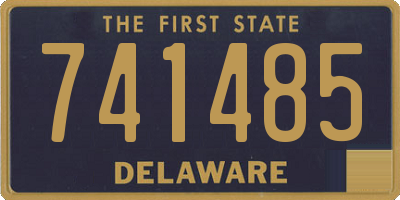 DE license plate 741485