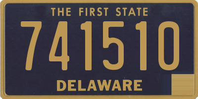 DE license plate 741510