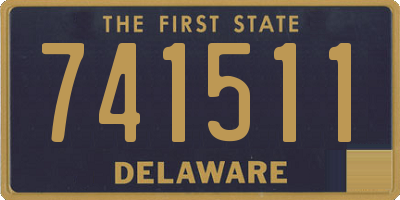 DE license plate 741511