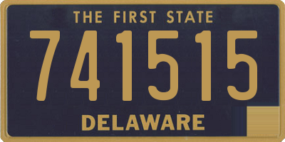 DE license plate 741515